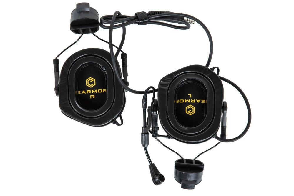 Protecteurs auditifs actifs Earmor M32H Plus Noirs