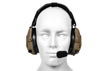 HD-16 tactische Bluetooth actieve hoofdtelefoon - Tan