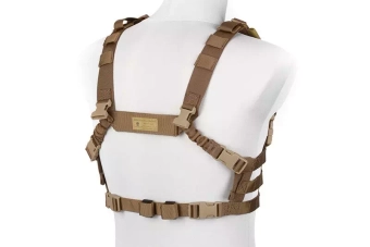 Taktická vesta Chest rig nízkoprofilový typ - Coyote Brown