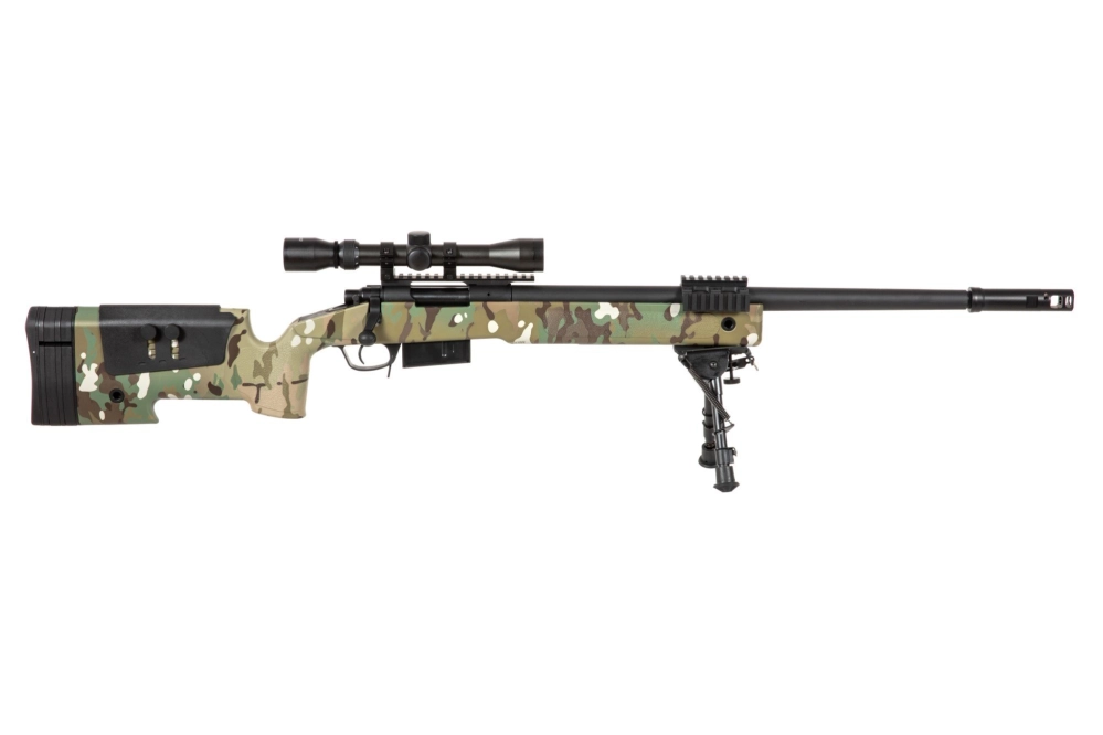 SA-S03 CORE™ High Velocity Sniper Rifle Replica with Scope and Bipod - MC