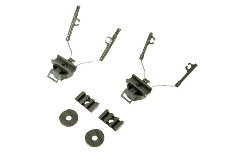 Jeu de 2 protections auditives montagey - vert olive