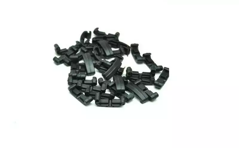 Klipsy na szynę RIS 22 mm 60x - BK