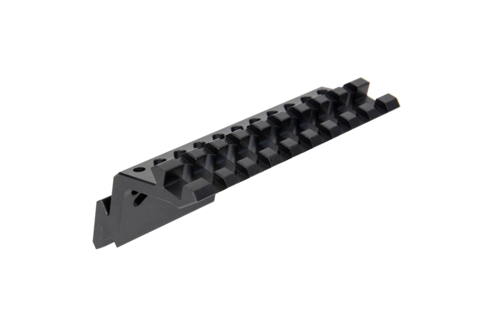 B-12 top rail for AK replicas Black