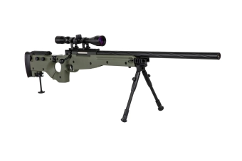 Réplique de sniper Specna Arms SA-S14 EDGE™ avec lunette et bipied Olive