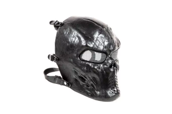 Skeleton terror mask - black