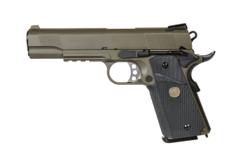 Pistola de airsoft MEU (versión ferroviaria) - verde oliva