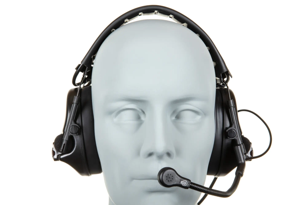 Wosport C5 HD-14-A tactische headset Zwart