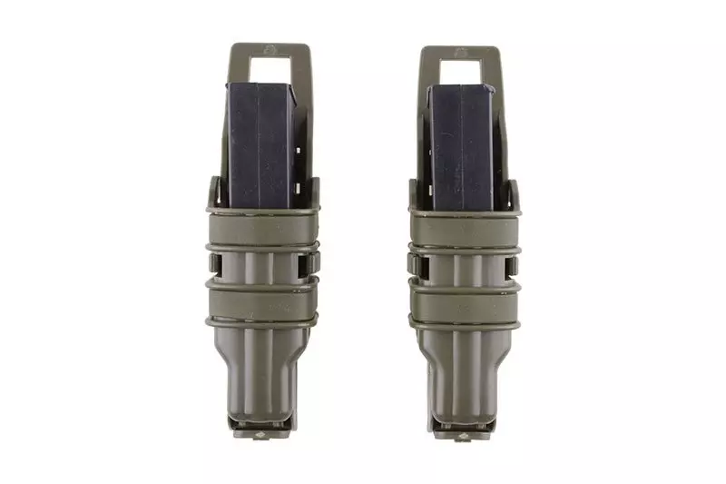 Pochette double Open III (XS) pour chargeurs pistolet owe - vert olive