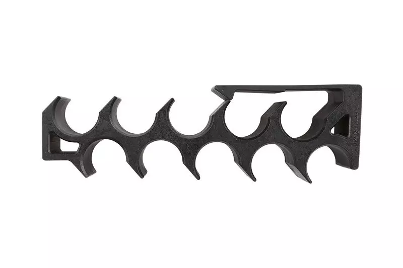 Soporte de casquillos 10x calibre 12 - negro 