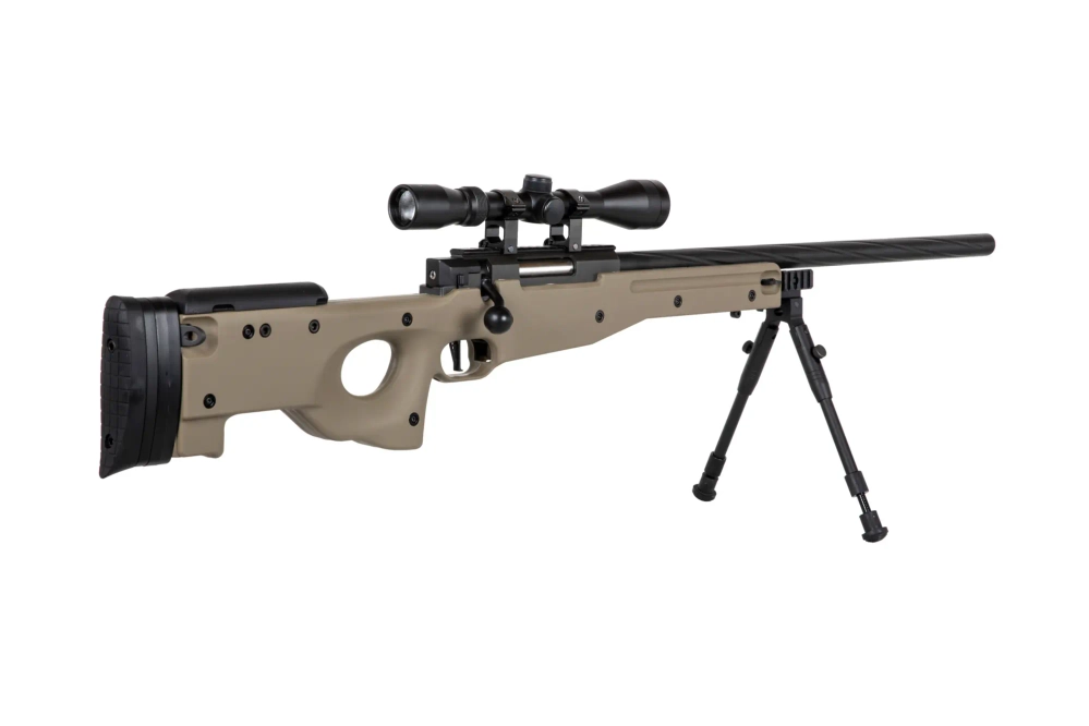 Réplique de sniper Specna Arms SA-S11 EDGE™ avec lunette et bipied Tan