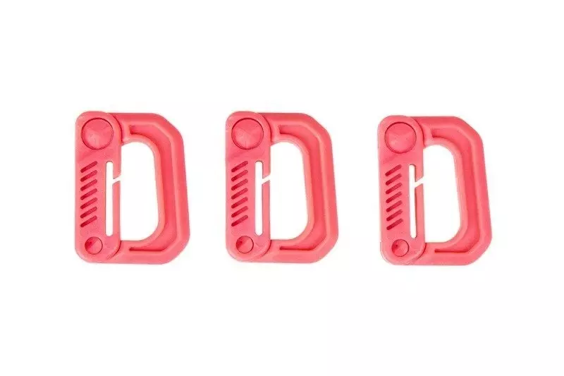 Set of 3 Grmlock Buckles - pink