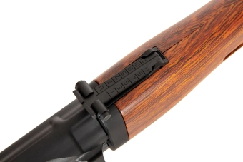 Fusil de airsoft rifle de francotirador SWD AEG - imitación madera