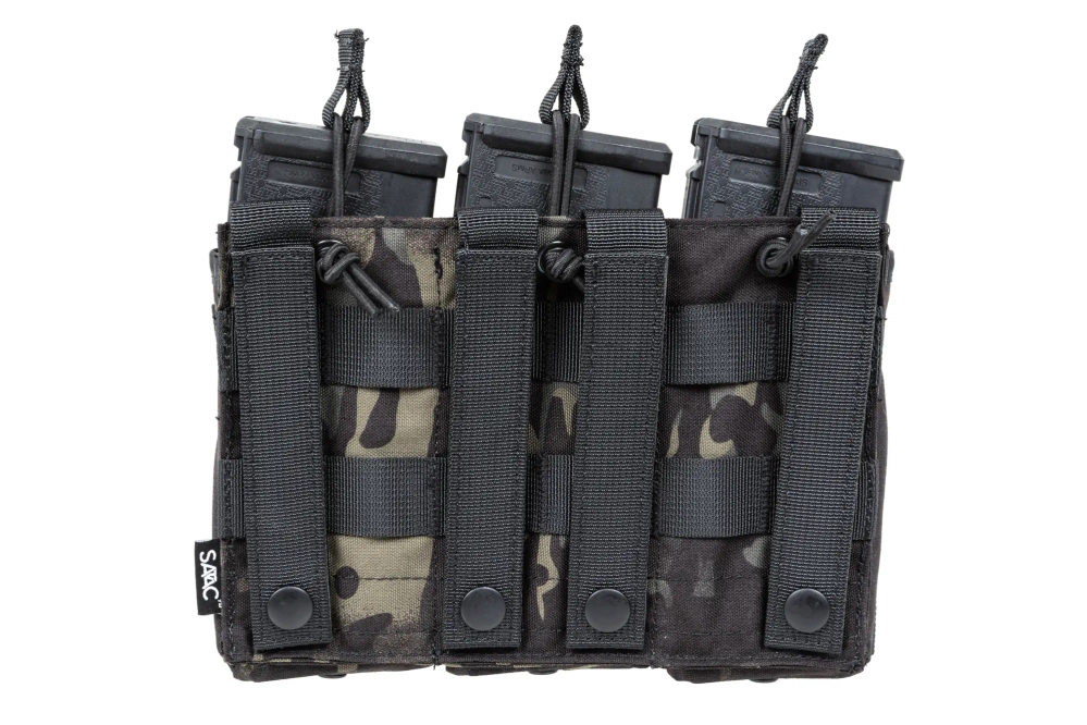Cargador triple tipo abierto para cargadores M4/M16 Specna Arms Tactical MC Negro