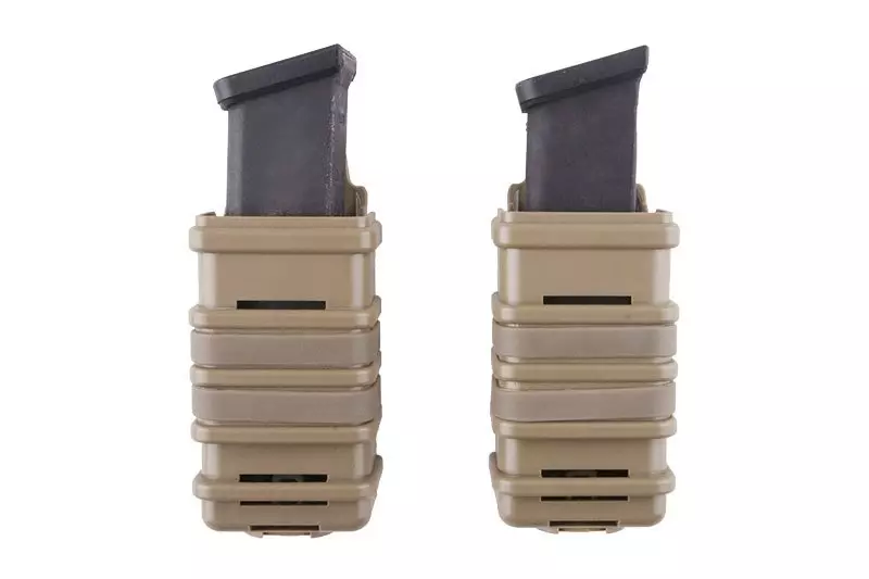 Double Open III (S) Pistol Magazine Pouch - Tan