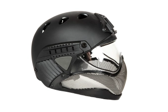 Casco Réplica Cara Completa Primero - Negro