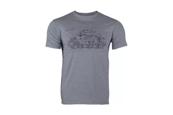 Camiseta Cultura Militar - Tipo C - Competencia Gris