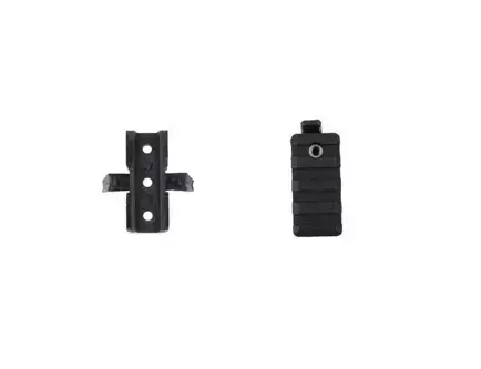 Jeu de rails de fixation pour casque type FAST - noir