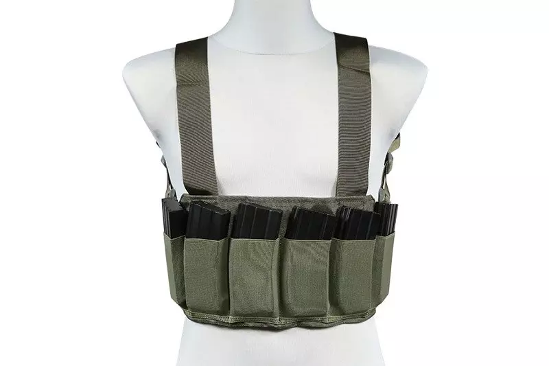 Nízkoprofilová vesta Speed Chest rig - Sage Green