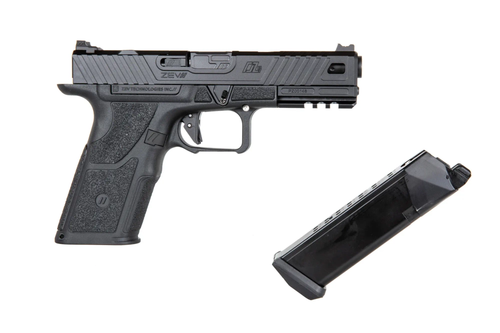 ASG PTS ZEV OZ9 Elite pistool (Ultraversie) Zwart