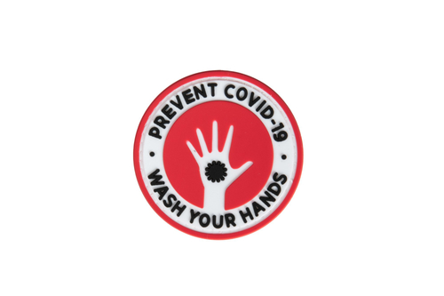 3D COVID-19 Wash Your Hands - Red