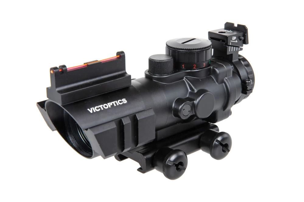 Mira prismática VictOptics C1 4x32IR Negra