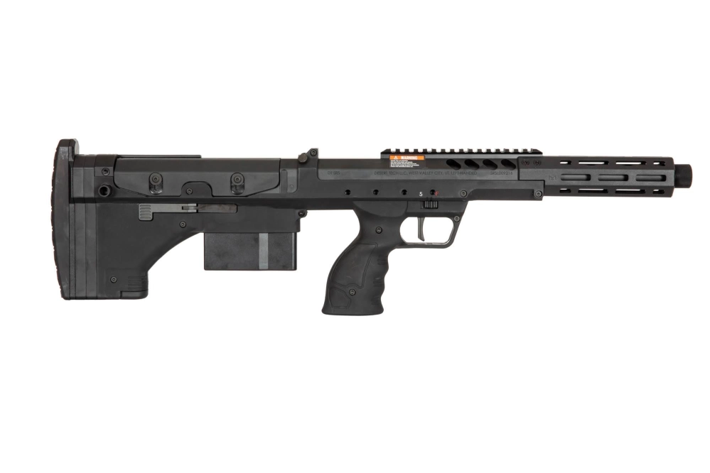 Airsoftová odstřelovací puška Desert Tech SRS-A2/M2 Sport 16" (pro leváky) - Černá