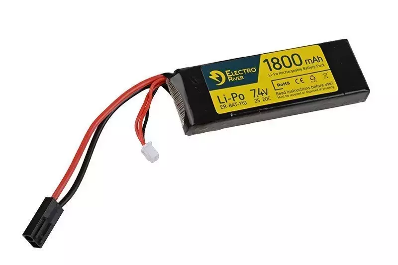 Batería LiPo 7,4V 1800mAh 20/40C