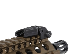 Specna Arms Daniel Defense® MK18 SA-P19 Prime™ Aster II ETU airsoft Carabina con motor brushless Chaos Bronze de un solo disparo