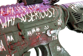 Replika pistoletu maszynowego SR4 FALCON-W - Joker Custom
