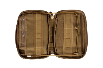 Large Administration Pouch with a Map Holder - Tan