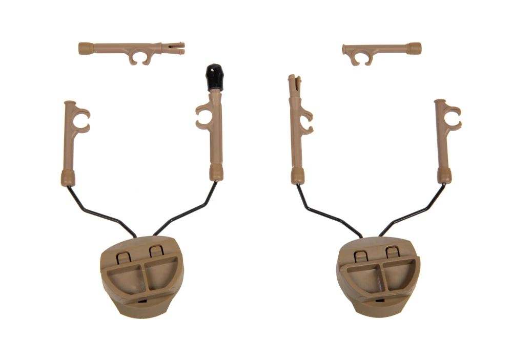 Adapter słuchawek typu Comtac na szyny typu ARC AirFrame - Czarny