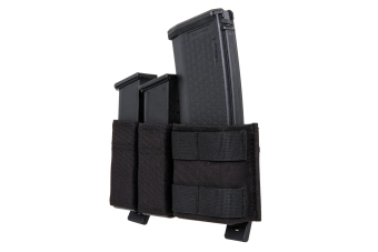 Pochette double pour chargeur Wosport Combo Noir
