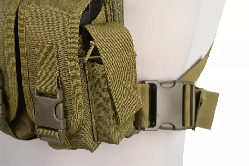 Chaleco táctico Comandante Chest rig - verde oliva