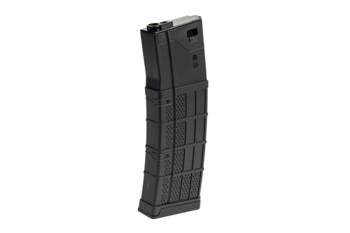 Long chargeur mid-cap 200 billes pour répliques M4/M16 - noir