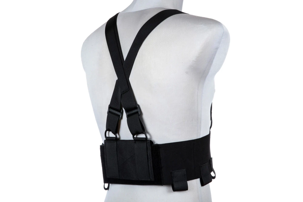 Low-Vis Chest Rig - Black