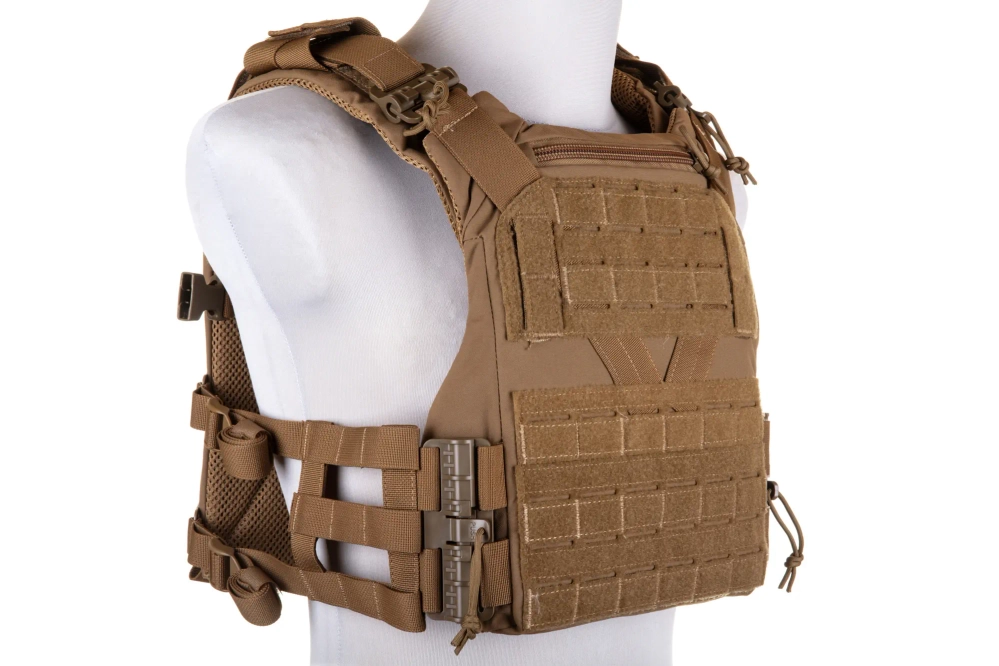 Wosport VE-83 Plaatdrager Tactisch Vest Coyote Bruin