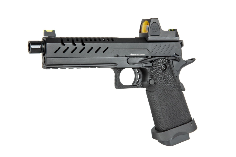 Pistola de airsoft Vorsk hi-capa 5.1 BDS - negro