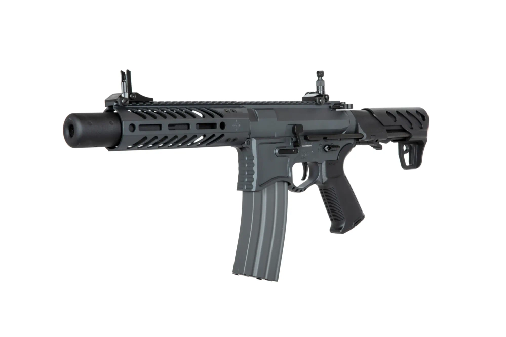 Replika karabinka SBR8 Seekins Precision 7" z tłumikiem - Szary