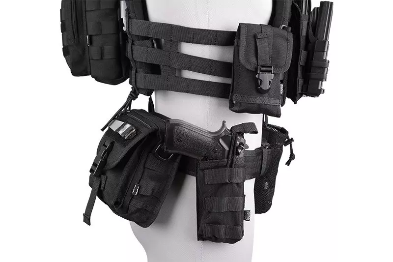Taktická vesta Rush Plate carrier - černá