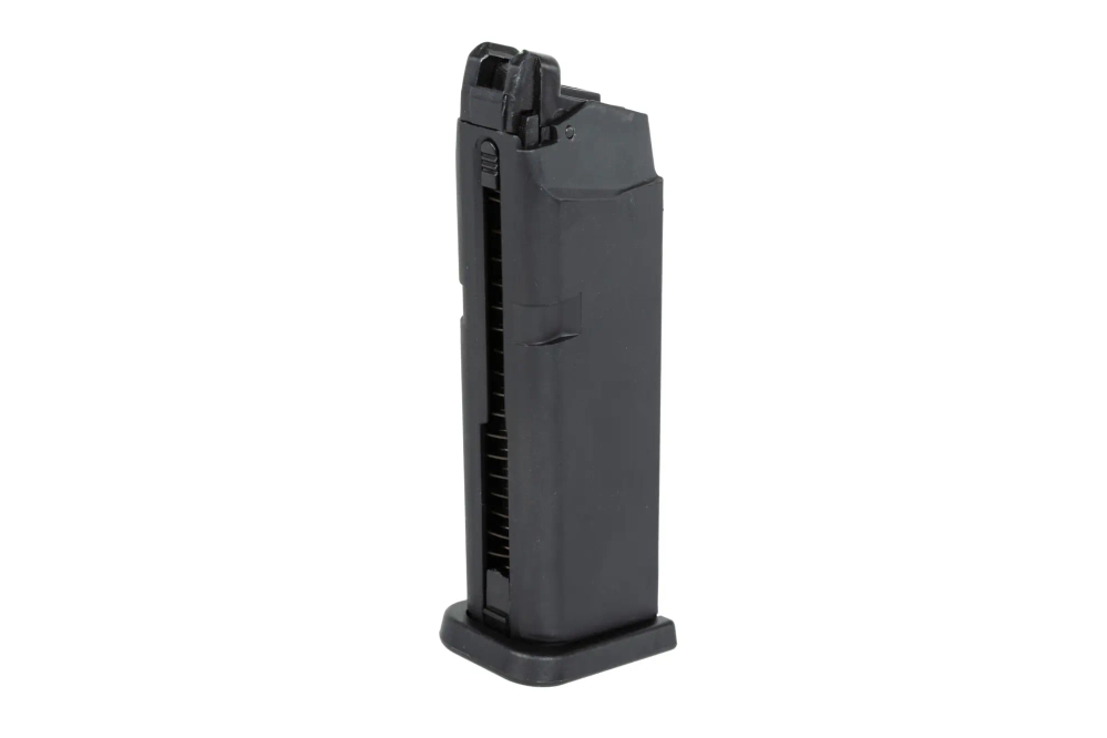 Magazynek green gas 20 kulek East Crane do replik typu Glock 19 MA016 Czarny