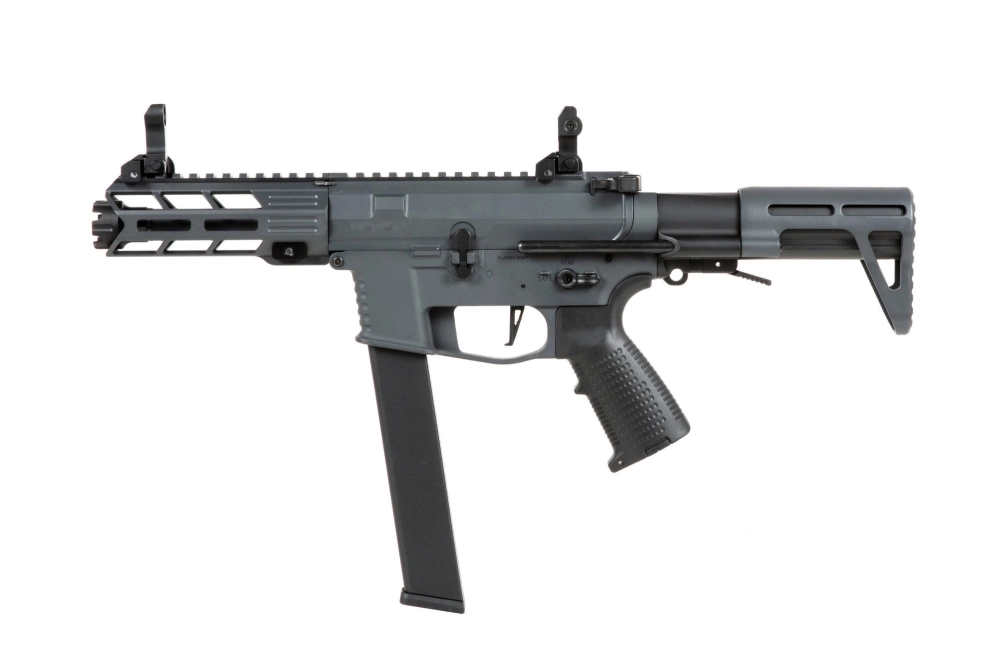 Replika pistoletu maszynowego Nemesis X9 - szara
