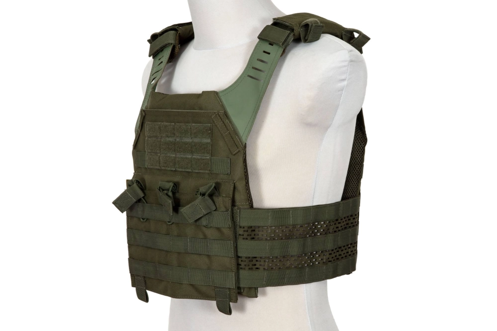 Gilet tactique Spartan Plate carrier - vert olive