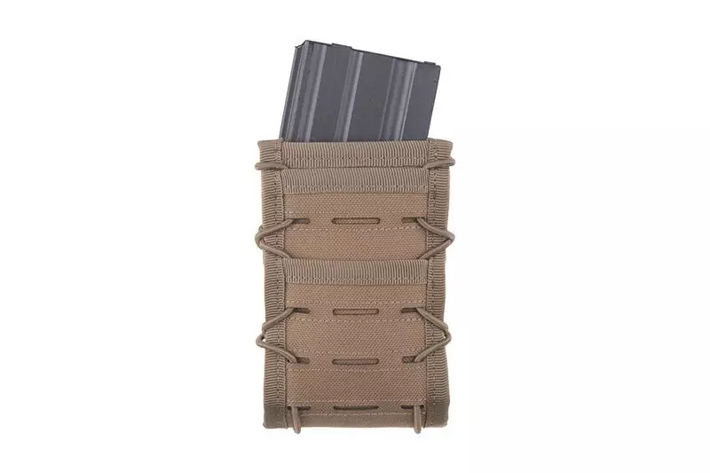 Open Laser-Cut Pouch - Tan