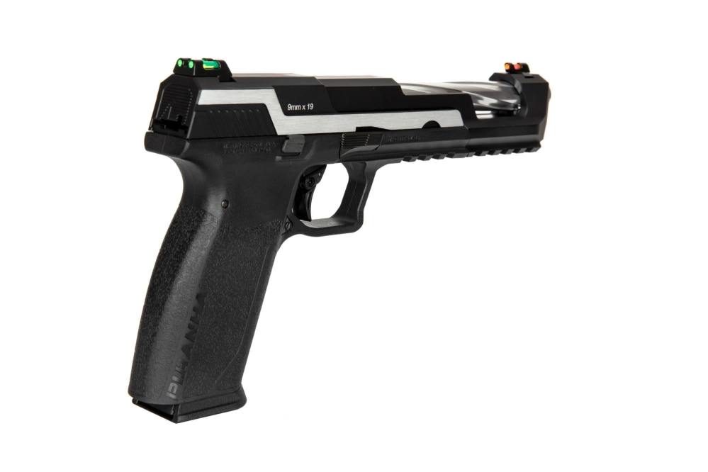Pistola de airsoft Piraña SL - plata