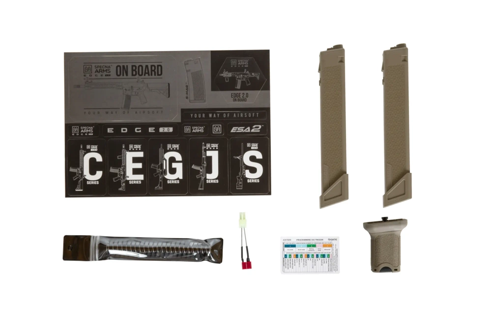 Replika pistoletu maszynowego SA-X01 EDGE 2.0 GATE ASTER - Half-tan 