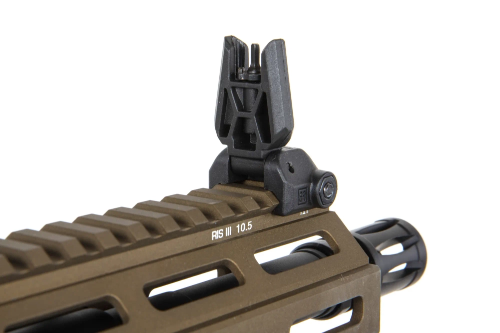 Fusil de airsoft Specna Arms Daniel Defense® RIS III 10,5'' SA-P27 PRIME™ Aster II ETU con motor brushless Chaos Bronze