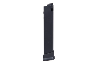 Polymer Mid-Cap 90-bullet magazine for Golden Eagle UDP-9 replica Black