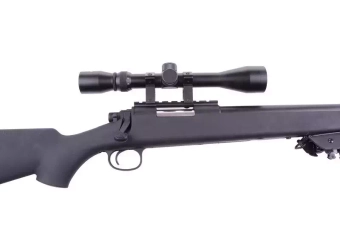 SW-10 Sniper Rifle Replica with scope and bipod (Upgraded) - black