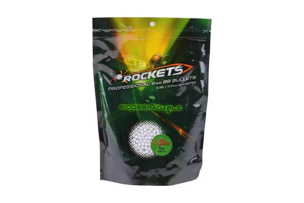 Bolas biodegradables 0.20g Rockets Professional 1 kg