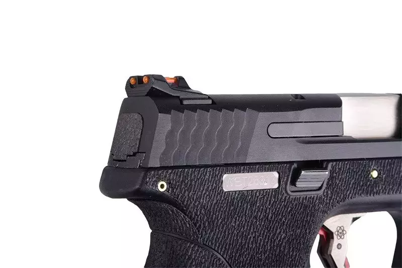 Pistola de airsoft 3.fuerza compacta de 8 MP - Negro